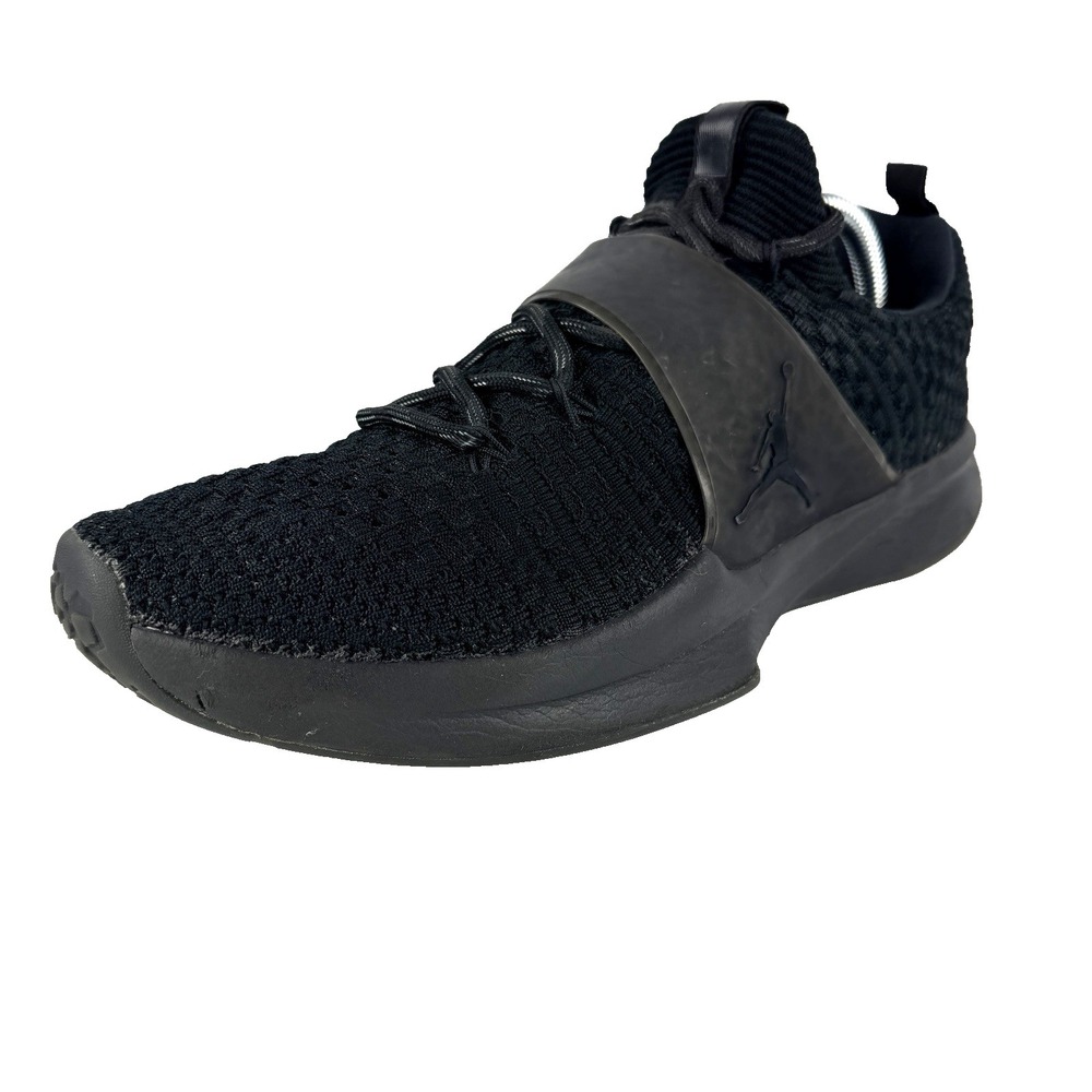 Mens Jordan Trainer 2 Flyknit 10.5 Black Ice Athletic Sneaker Shoes 921210-013
